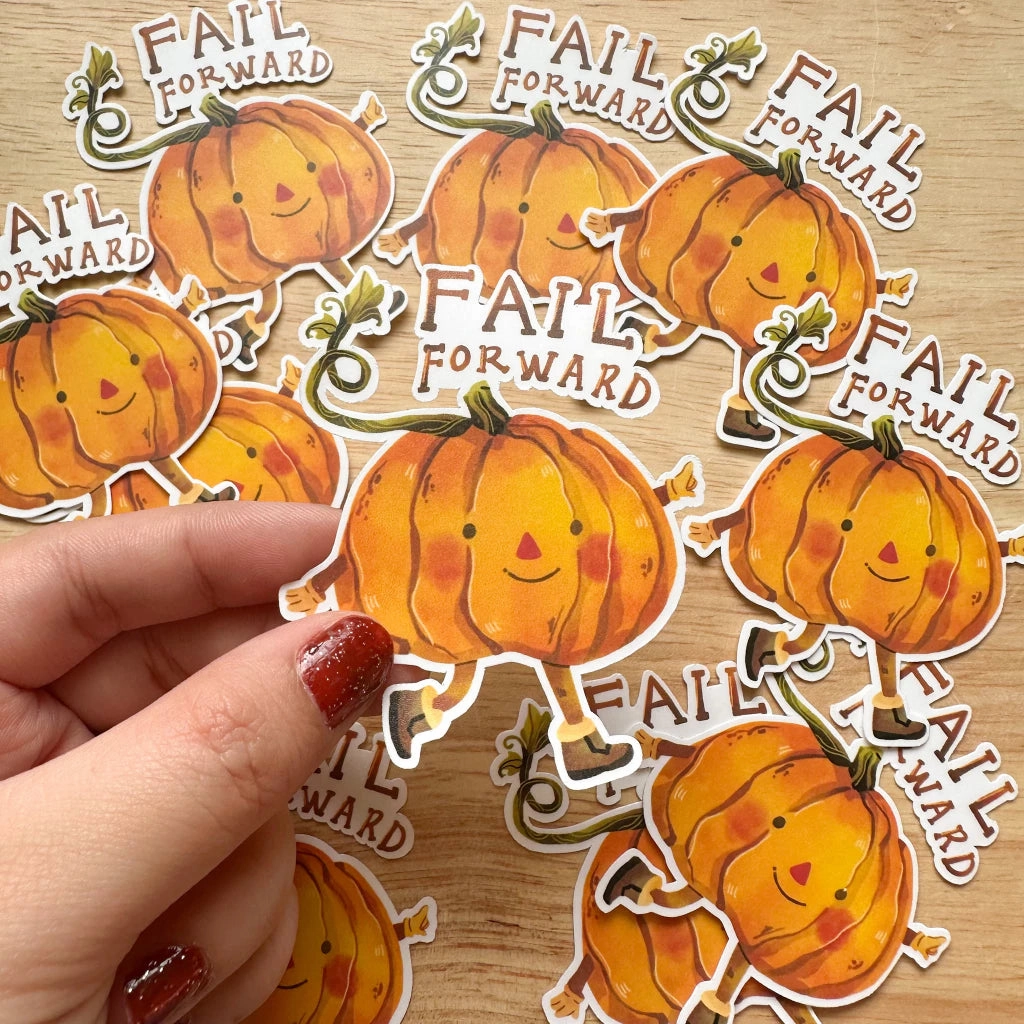 new Paperaicashop Fail Forward Vinyl Sticker