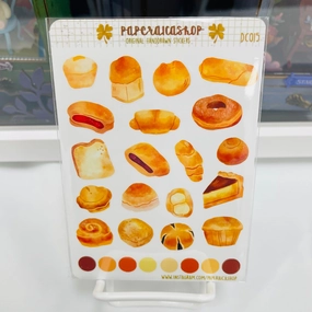 refillable Paperaicashop Local Bakery Planner Sticker
