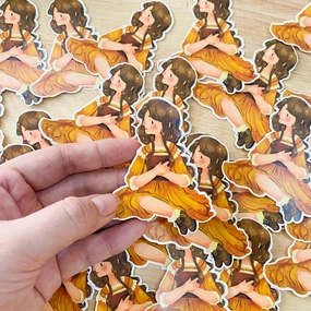 collapsible cool Paperaicashop Love Your Story Vinyl Sticker
