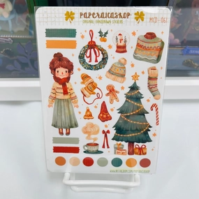 popular flat Paperaicashop Mellow Christmas Planner Sticker