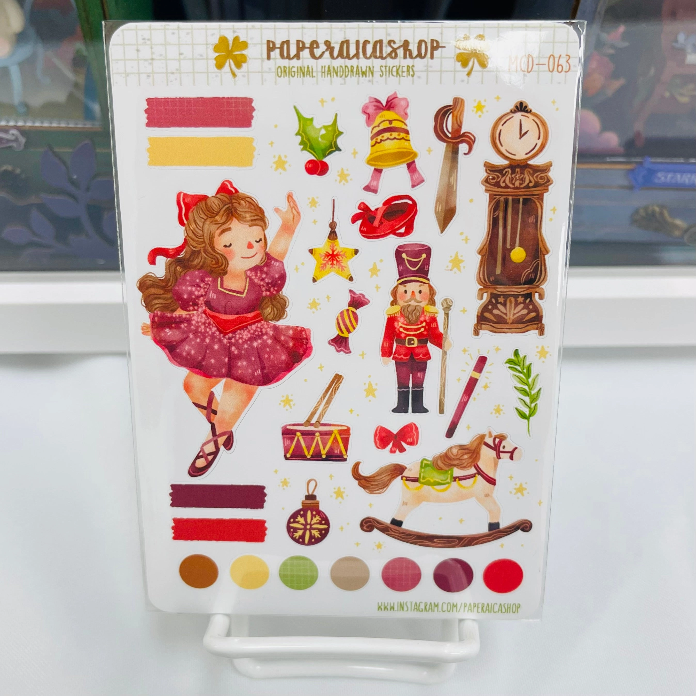 antislip Paperaicashop Nutcracker Planner Sticker