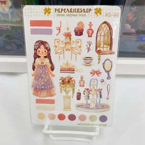 refillable synthetic Paperaicashop Princesscore Planner Sticker