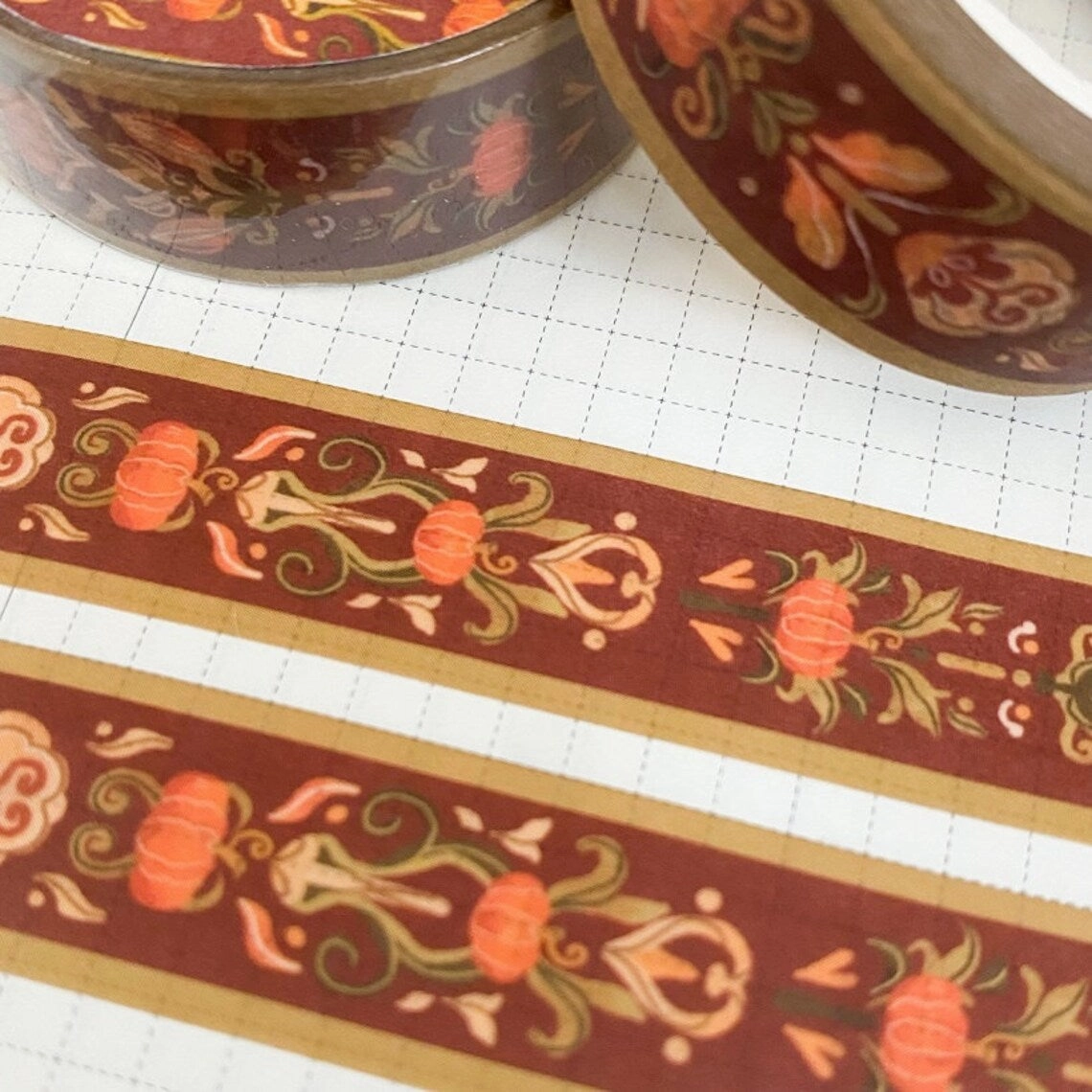 Paperaicashop Pumpkin Lovin' Washi Tape soft recycled