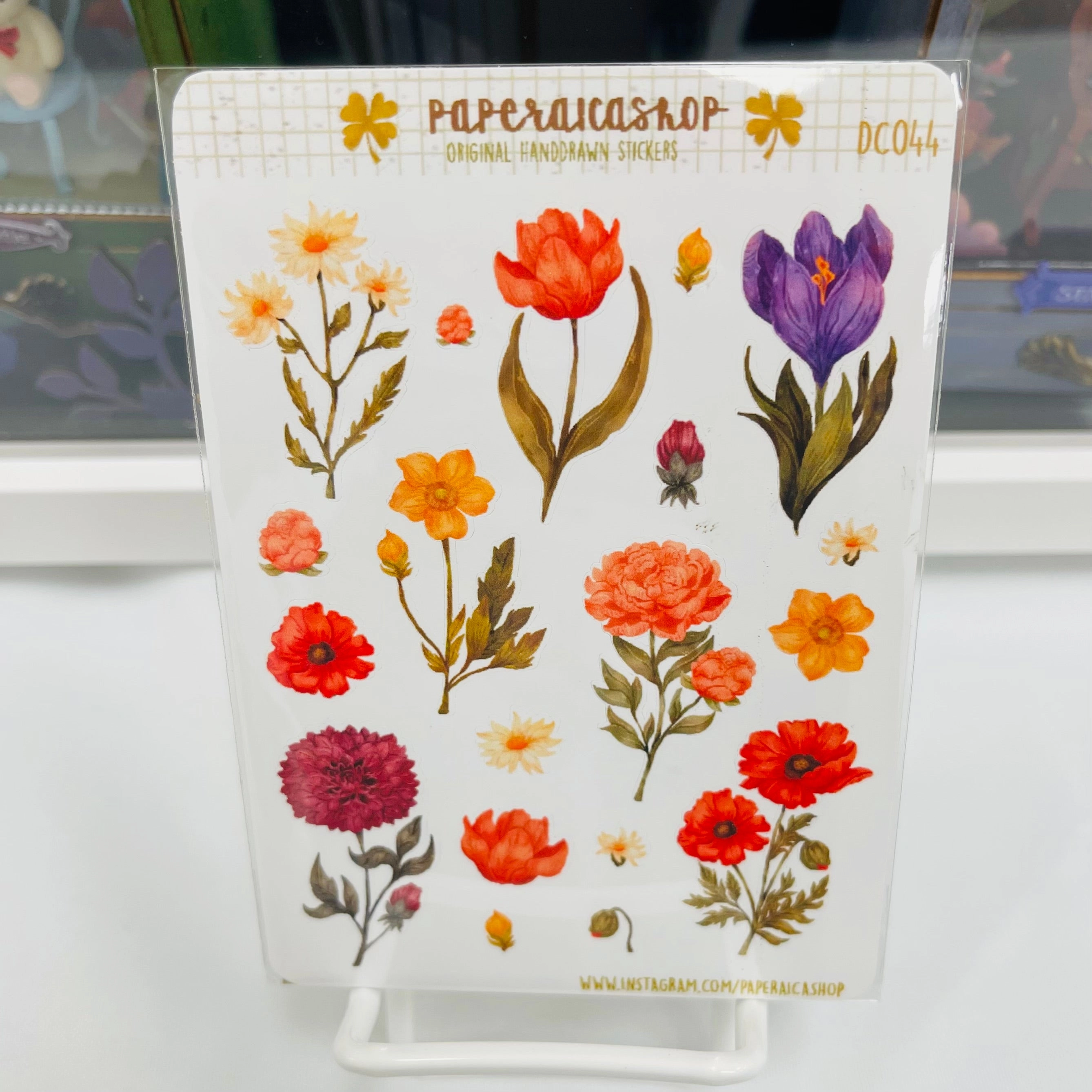 organic versatile Paperaicashop Spring Floral Planner Sticker