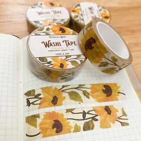 refined finest Paperaicashop Sunflower Vine Washi Tape