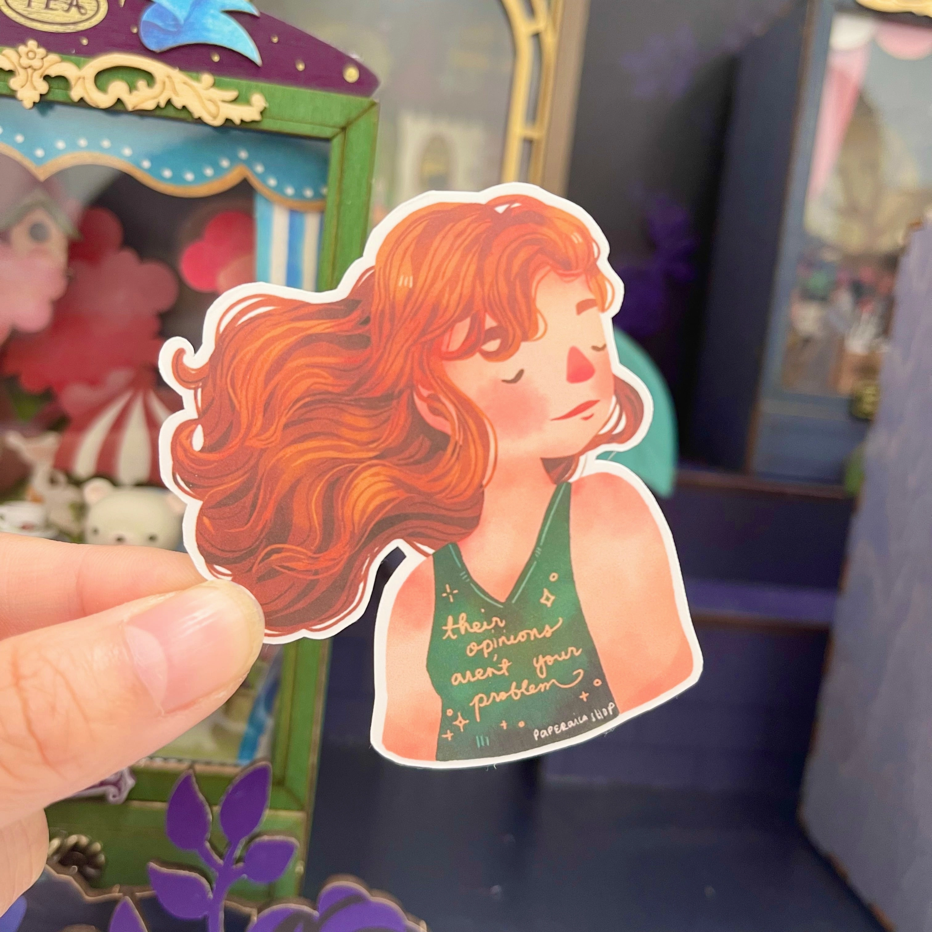 resin Paperaicashop Their Opinions Vinyl Sticker