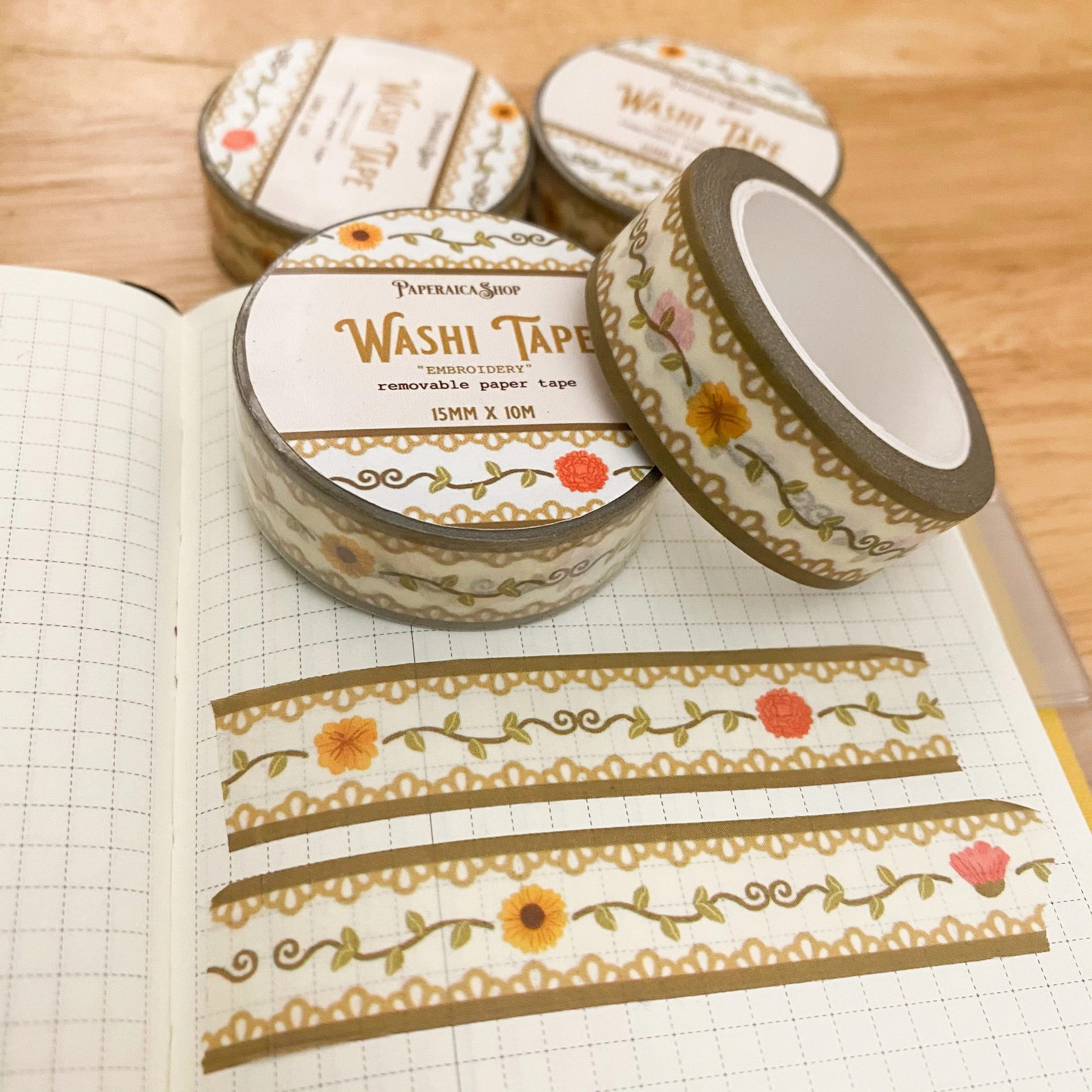 new Paperaicashop Washi Tape - Embroidery
