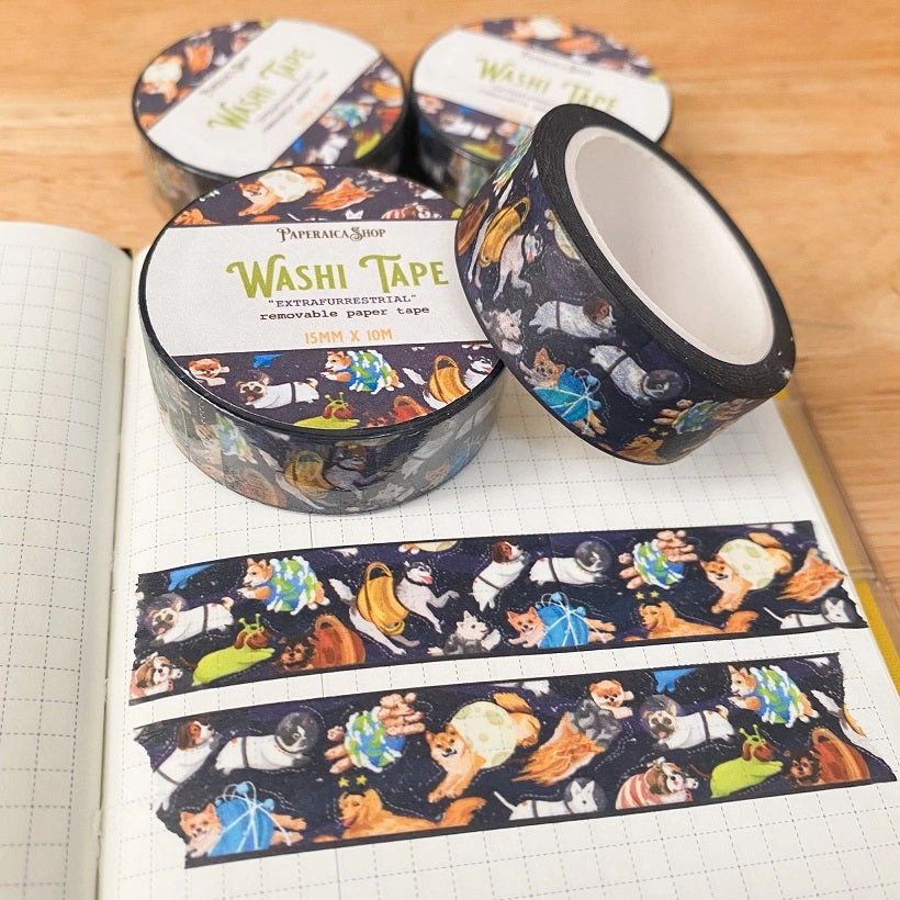 Paperaicashop Washi Tape - Extrafurrestrial shiny