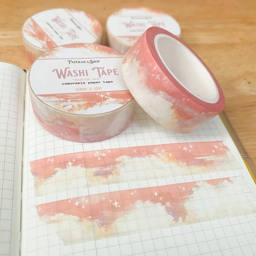 ceramic neutral Paperaicashop Washi Tape - Sailor Sky