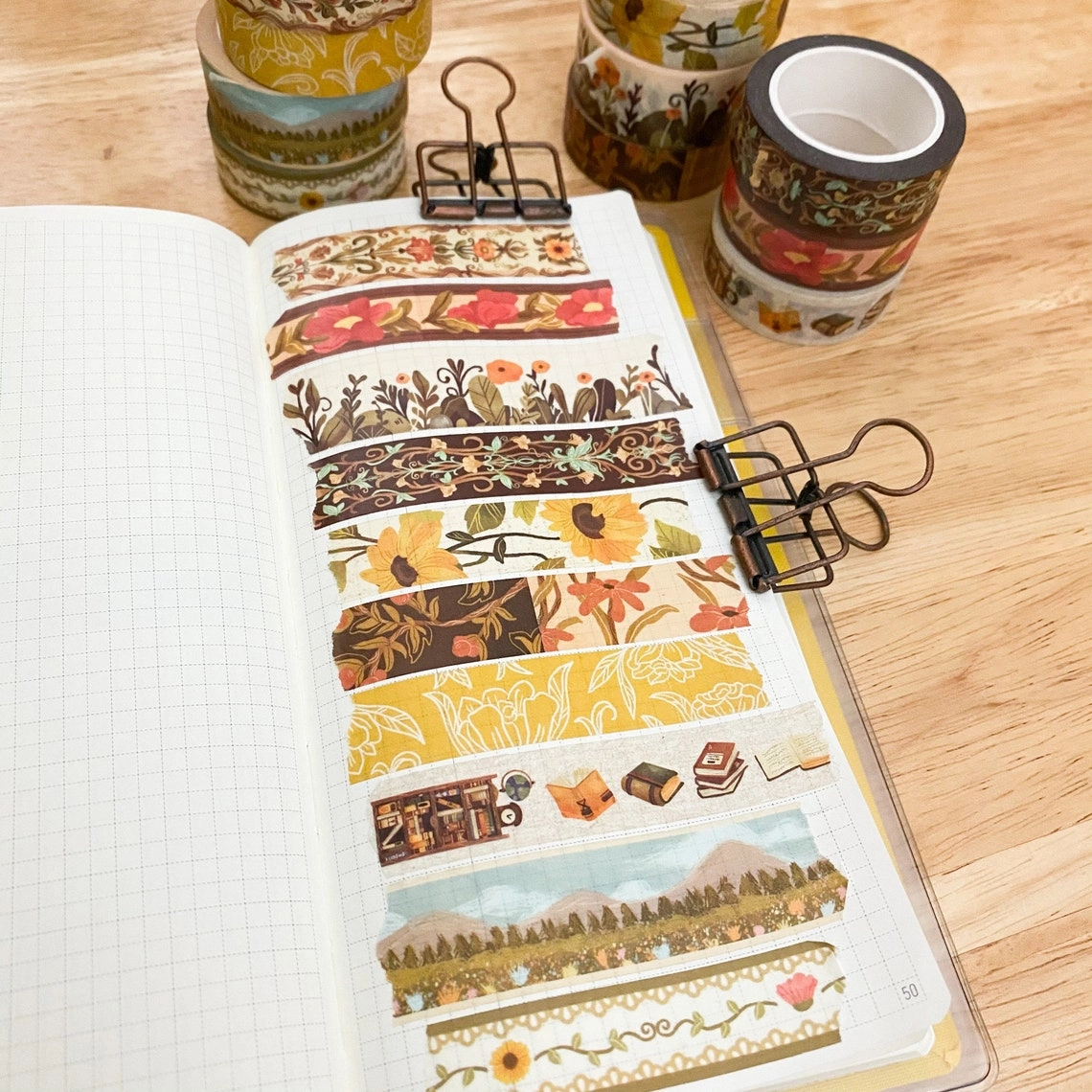 Paperaicashop Wonderland Washi Tape fiber classic