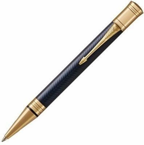 wooden Parker Duofold Prestige Blue Chevron Gt Ballpoint Pen