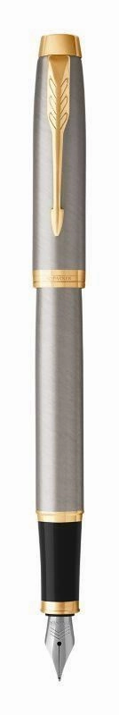 Parker Im Brushed Metal Gt Fountain Pen durable modern