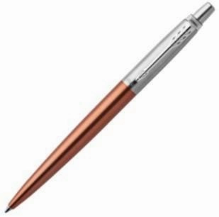 vivid bold Parker Jotter Chelsea Orange Ct Ballpoint Pen