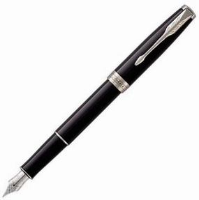 Parker Sonnet Black Lacquer Ct Fountain Pen deluxe