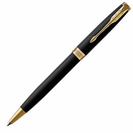 Parker Sonnet Matte Black Gt Ballpoint Pen antislip