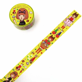 valuable Party Cats Washi Tape