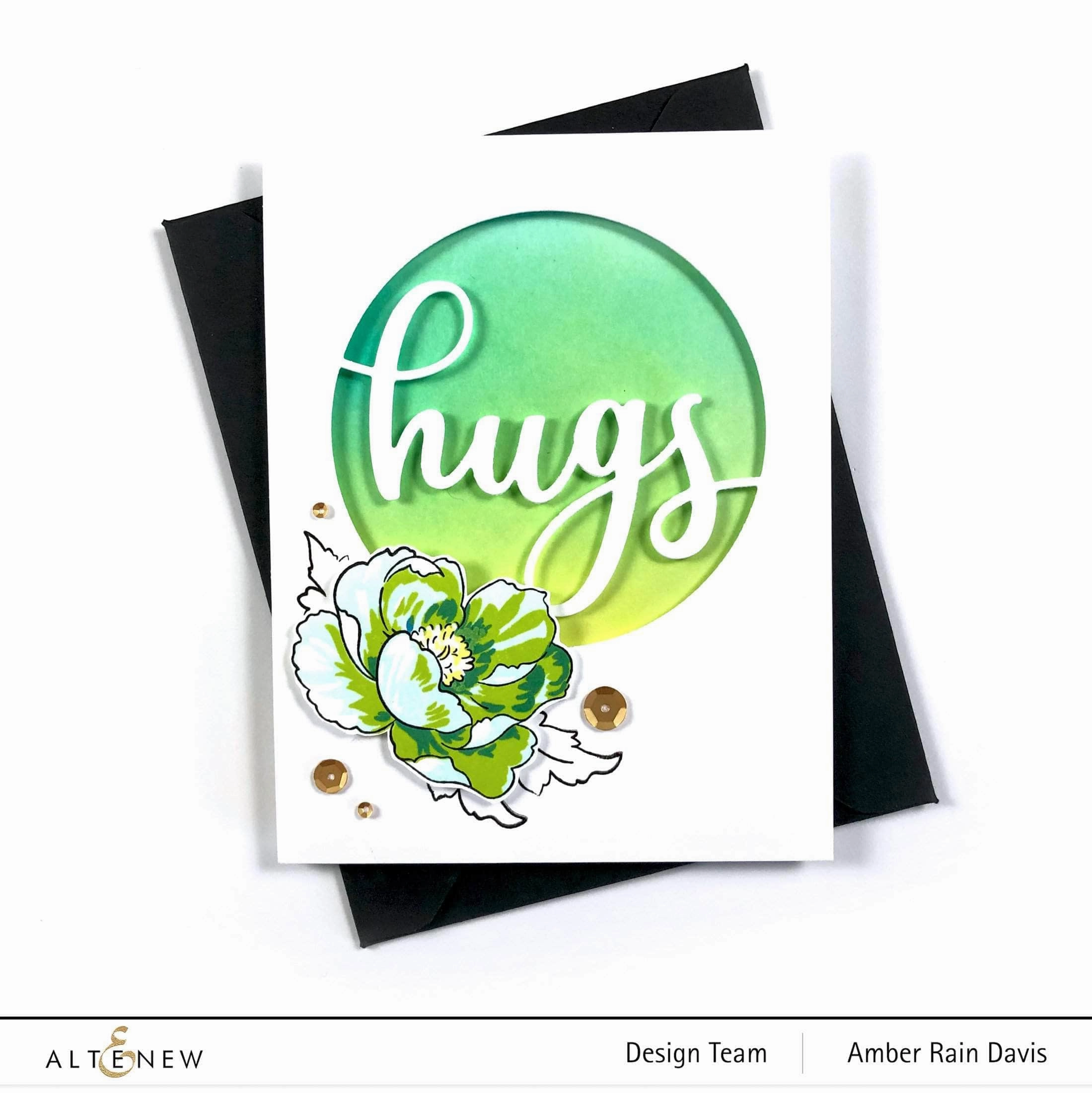Circled Greetings: Hugs Die bamboo giant