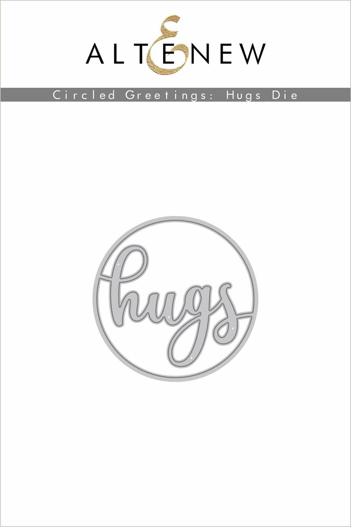 limited earthy Circled Greetings: Hugs Die