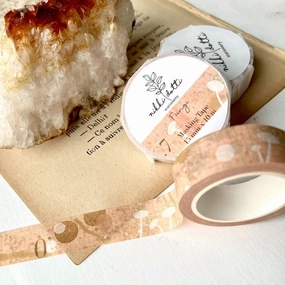Fungi Washi Tape vivid adjustable