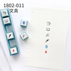 bulk Pochitto Pick! Removable Push-Button Stamp - Stationery