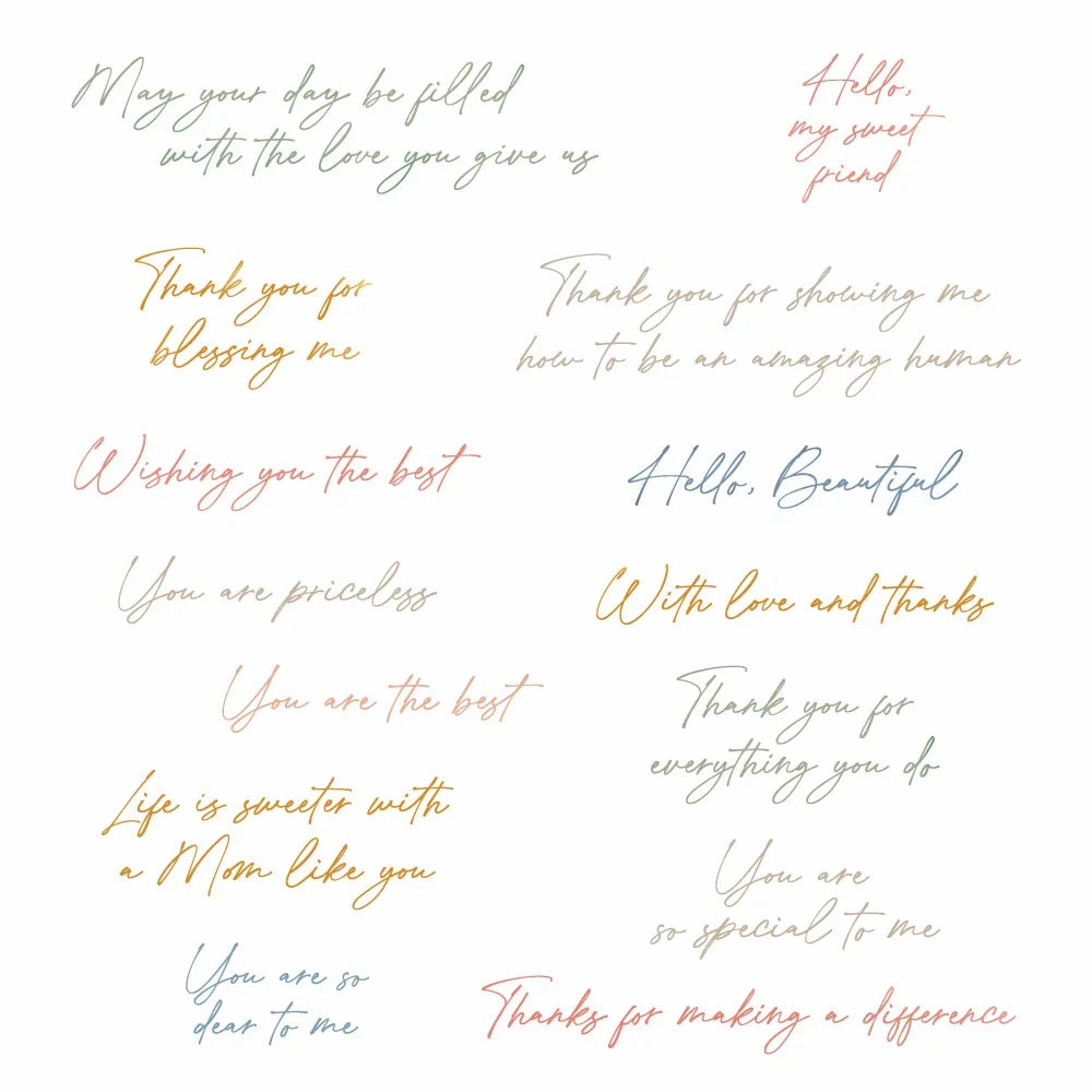 So Special - 5X6.5 Clear Stamp Set retro