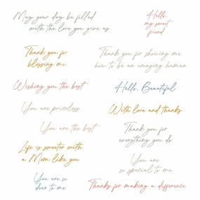 So Special - 5X6.5 Clear Stamp Set retro