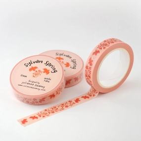 Sylvan Spring Red 10Mm Washi Tape resilient