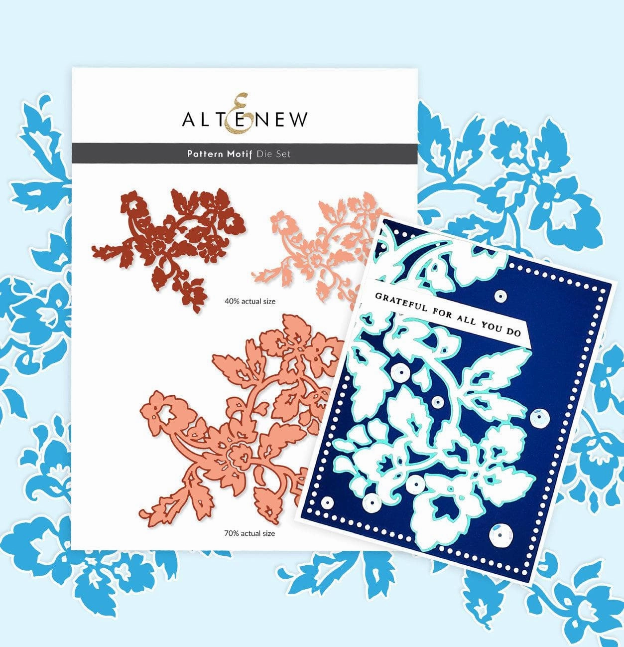 wooden Pattern Motif Die Set