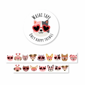 organic Pawsome Love Washi Tape