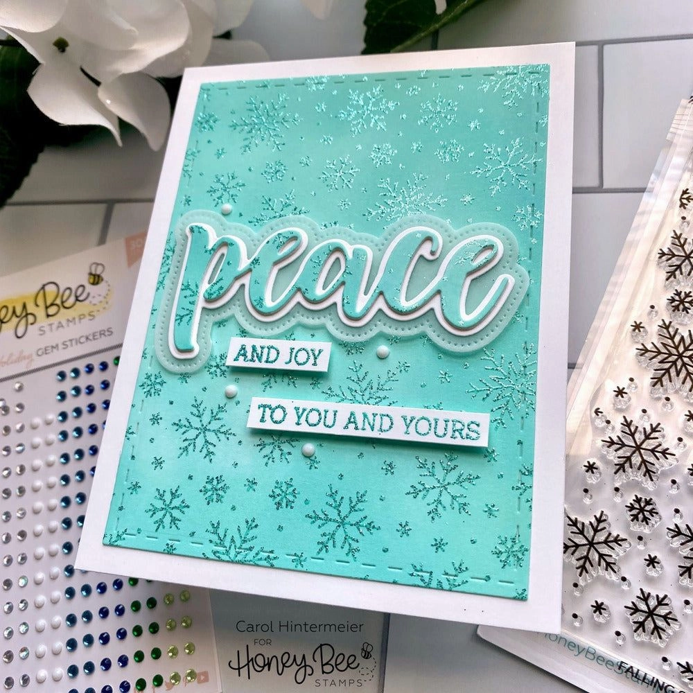 Peace - 3X4 Stamp Set - Retiring tall alloy