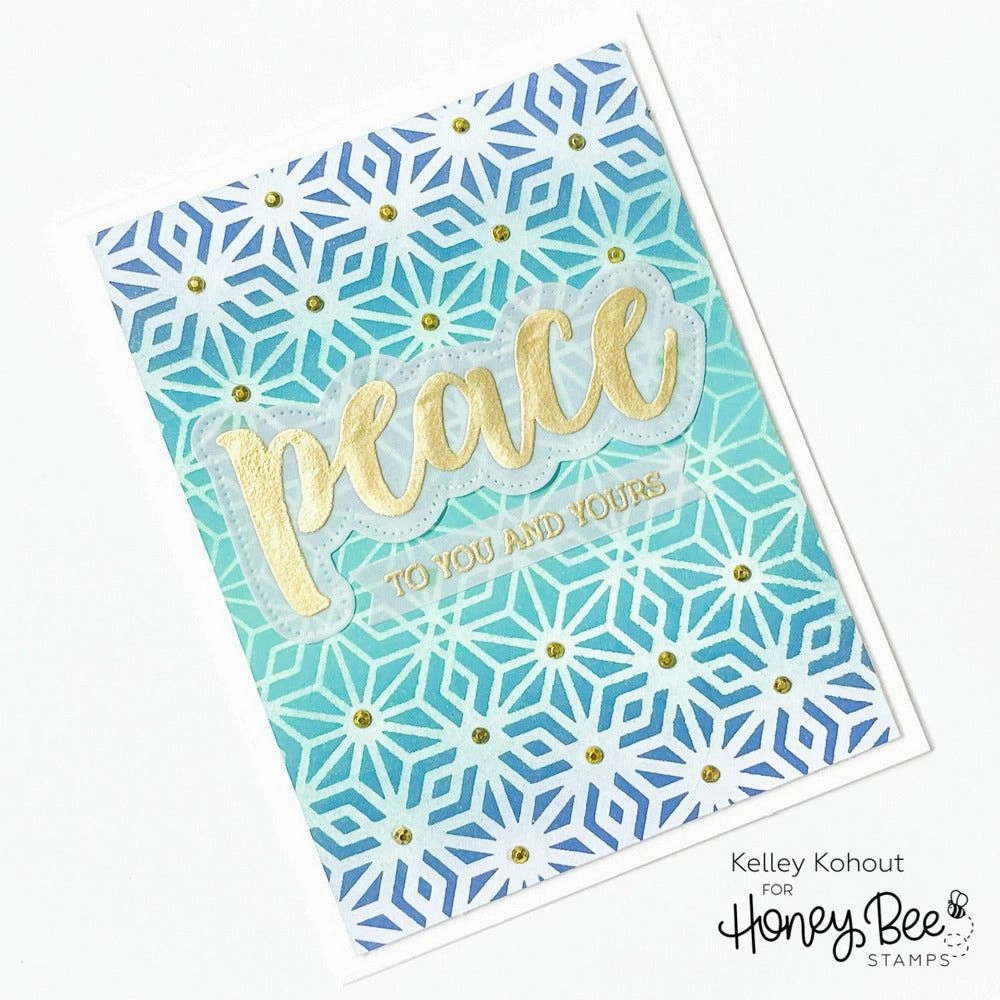 premium Peace - 3X4 Stamp Set - Retiring