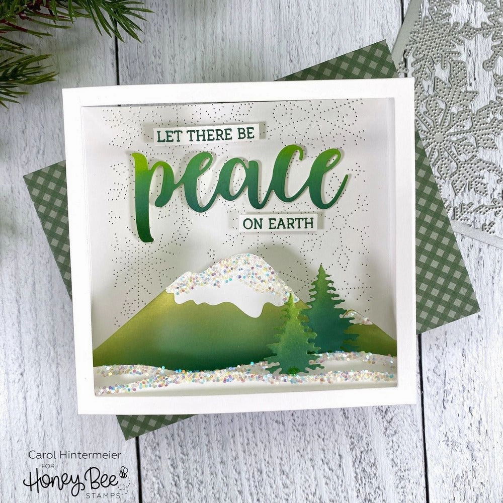 collapsible waterproof Peace - 3X4 Stamp Set - Retiring