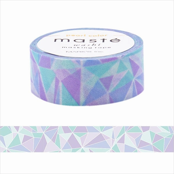 compact Pearl Mast Geometric Washi Tape