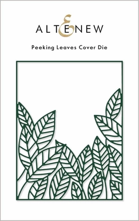 sturdy Peeking Leaves Cover Die