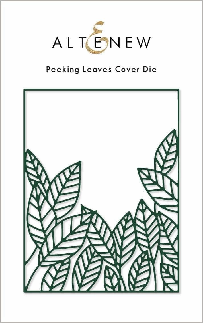 sturdy Peeking Leaves Cover Die