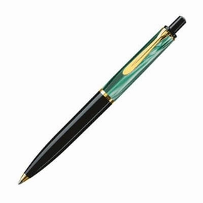 everyday round Pelikan Classic 200 Green Marble Ballpoint Pen