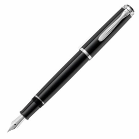 pack Pelikan Classic 205 Black Silver Cartridge Fountain Pen