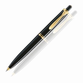Pelikan Souveran 400 Black/Gold Ballpoint Pen short exclusive