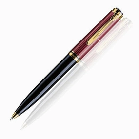 Pelikan Souveran 600 Red/Black Ballpoint Pen versatile locking