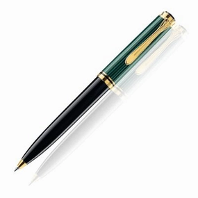 Pelikan Souveran 800 Green/Black Ballpoint Pen retractable