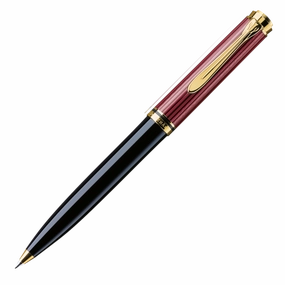 foldable Pelikan Souveran 800 Red/Gold Ballpoint Pen