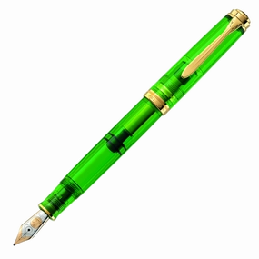Pelikan Souveran 800 Special Edition Green Demonstrator Fountain Pen biodegradable