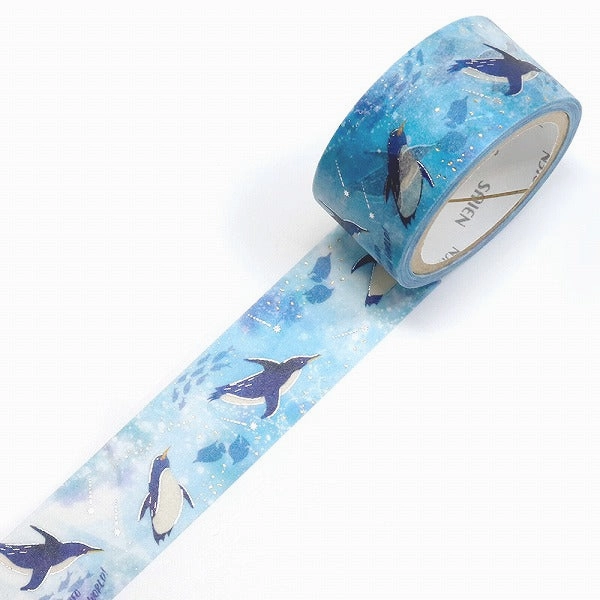Penguin Life Washi Tape linen