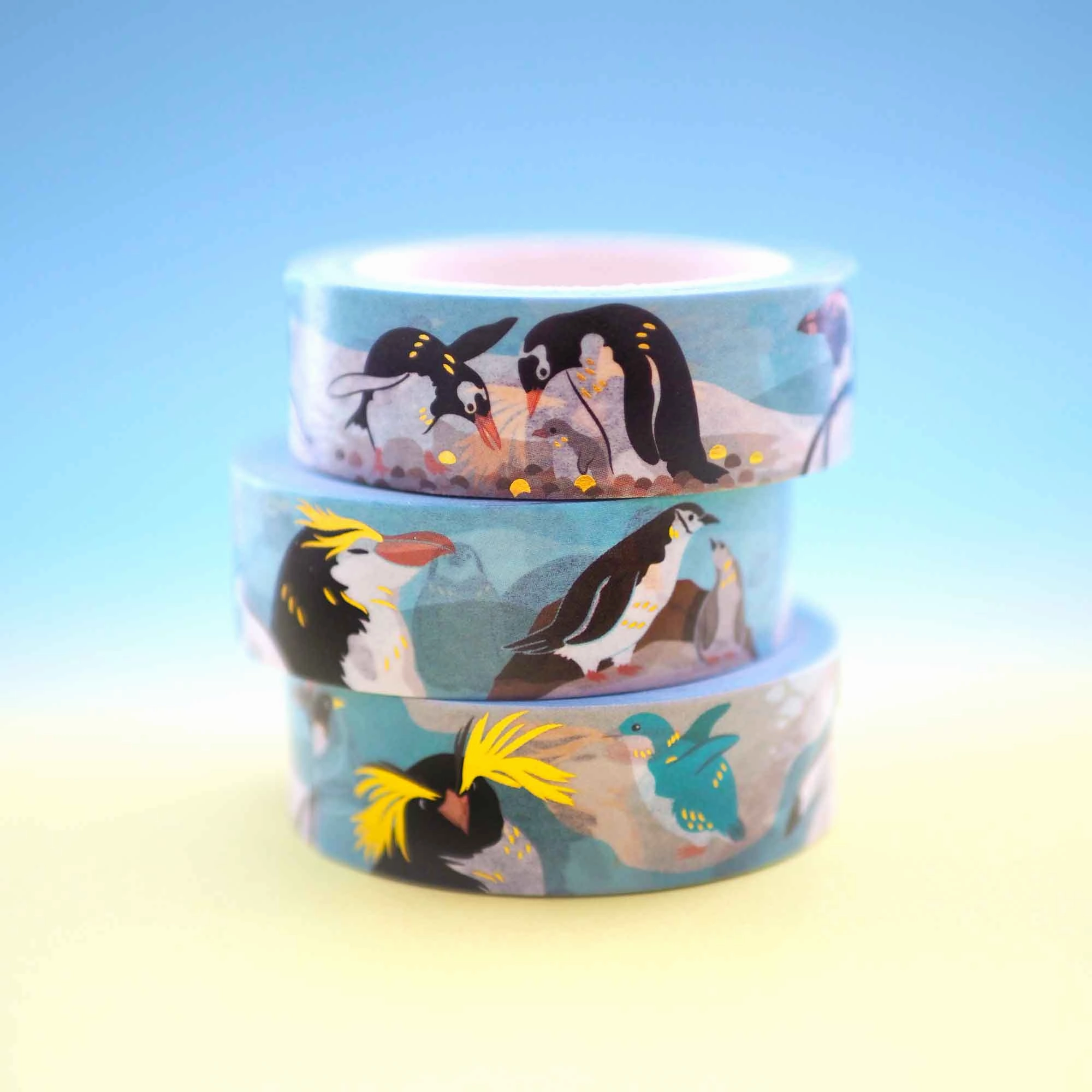 leather set Penguin Washi Tape Shoal