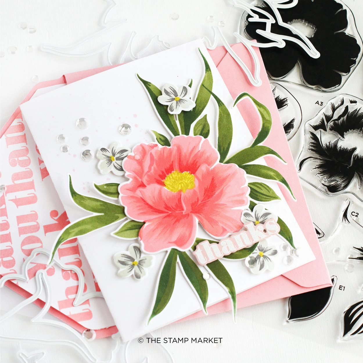 resin trendy Peony Dreams Bouquet Bundle