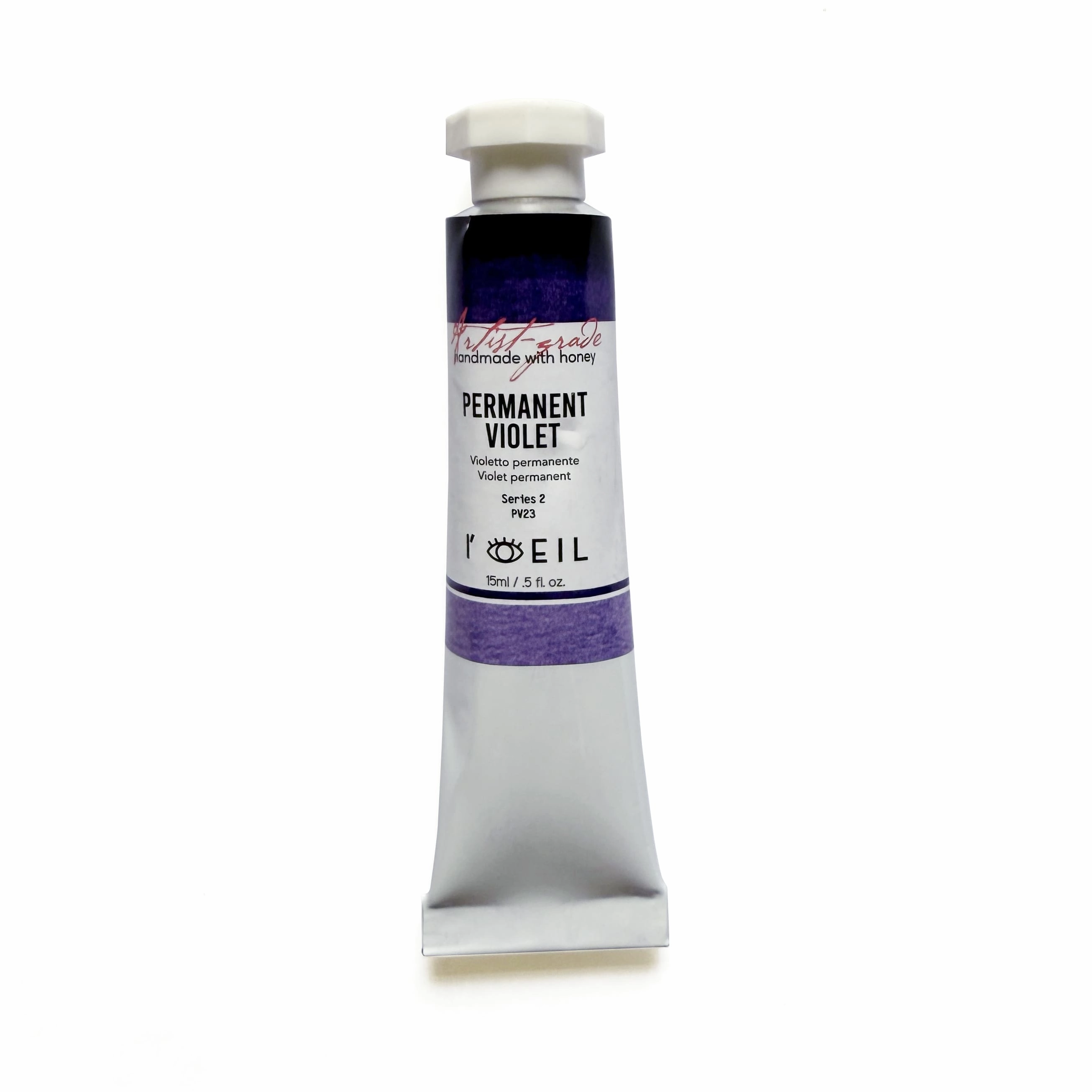 soft multipack Permanent Violet R Pv23 - Artist Grade Handmade Honey Based Watercolor Tube 15Ml