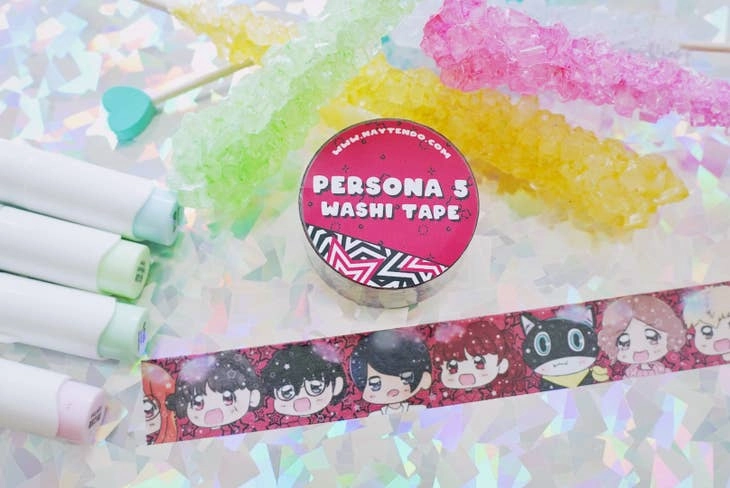 Persona 5 Kawaii Washi Tape retro