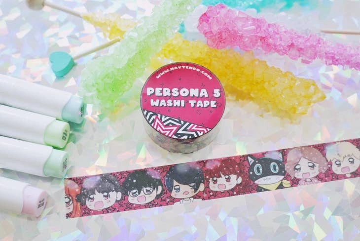seasonal Persona 5 Kawaii Washi Tape