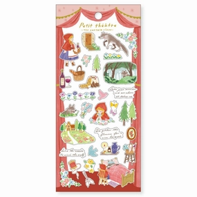 Petit Theatre - Little Red Riding Hood vivid wooden