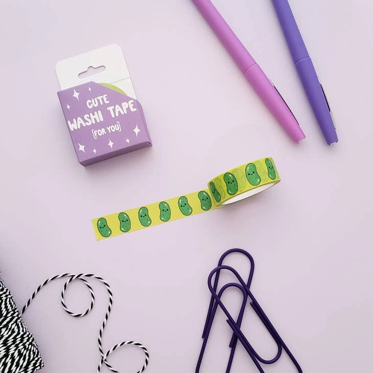 leather gift Pickle Washi Tape